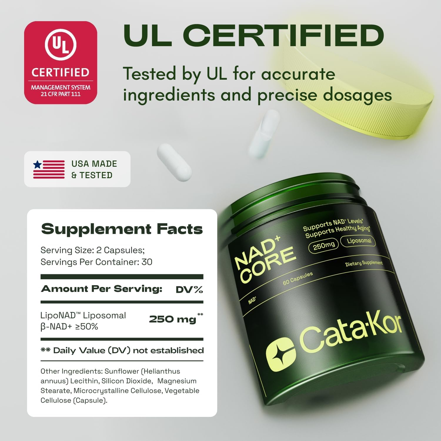 NAD+ Core - NAD Supplement - 60 Capsules