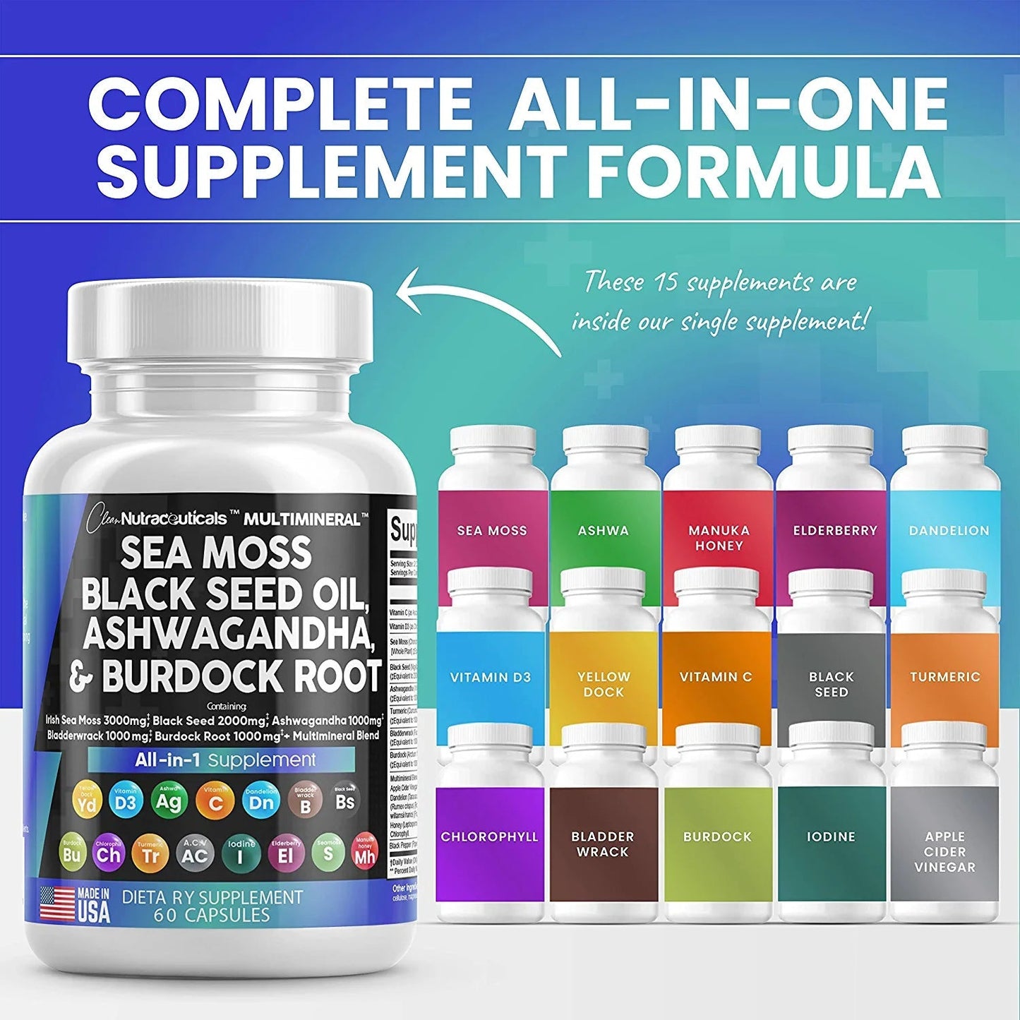 LUMINARA - Multimineral Sea Moss Black Seed