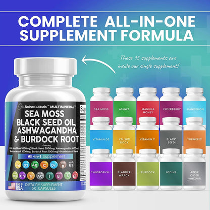 LUMINARA - Multimineral Sea Moss Black Seed