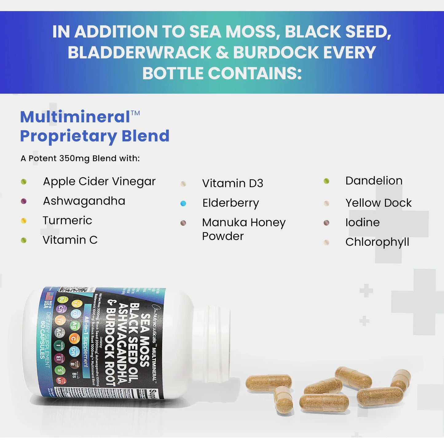 LUMINARA - Multimineral Sea Moss Black Seed