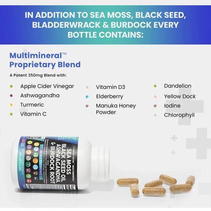 LUMINARA - Multimineral Sea Moss Black Seed