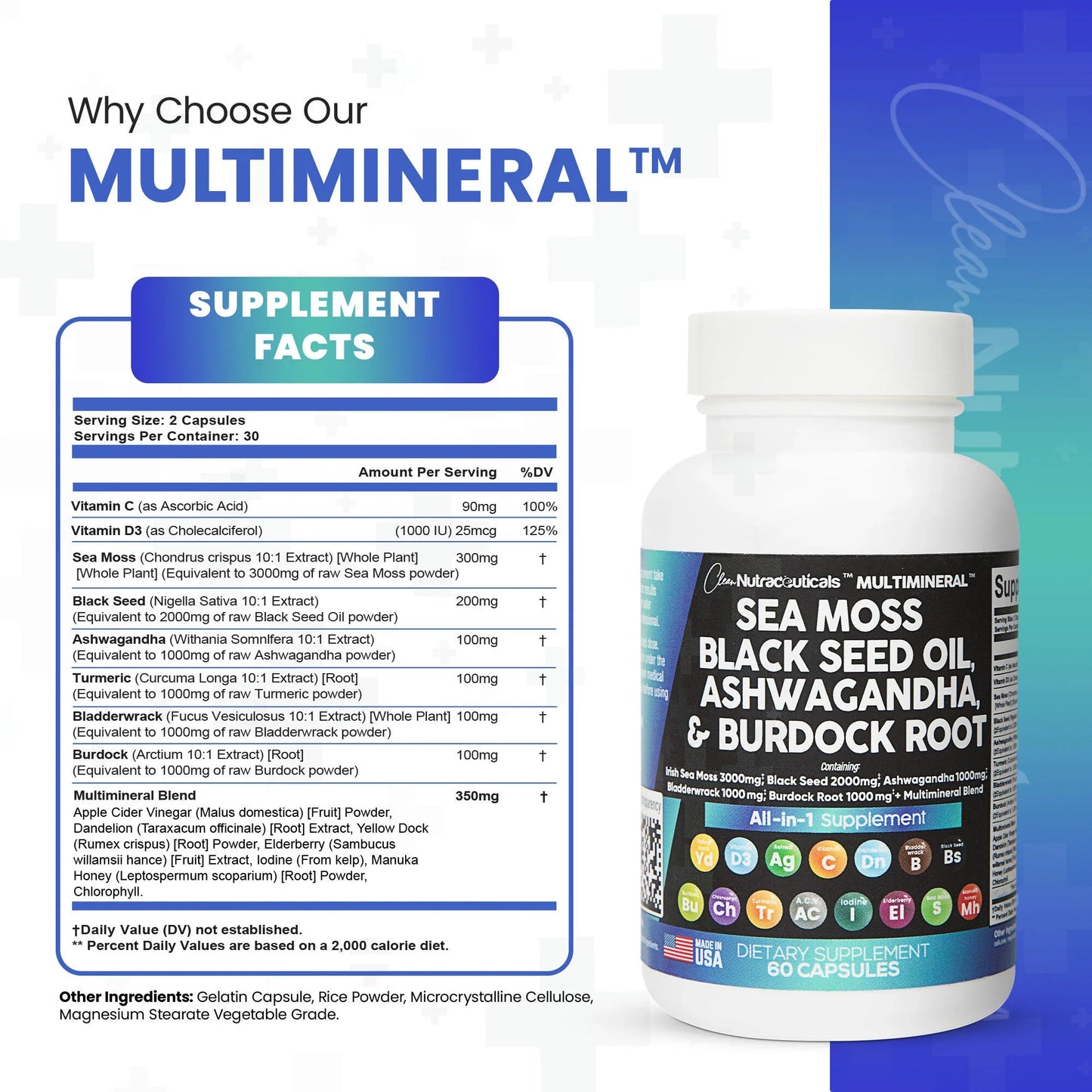 LUMINARA - Multimineral Sea Moss Black Seed