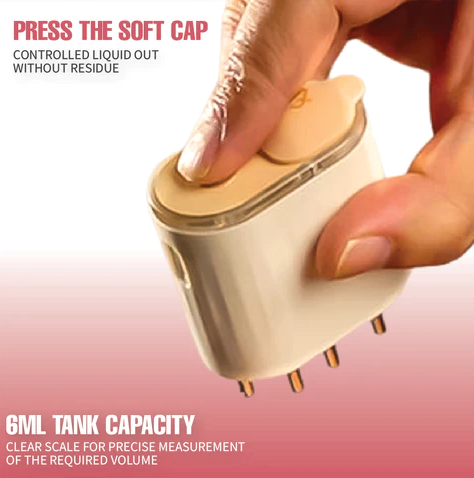 LUMINARA - Red Light Therapy Electric Scalp Massager And Hair Oil Applicator