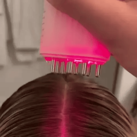 LUMINARA - Red Light Therapy Electric Scalp Massager And Hair Oil Applicator